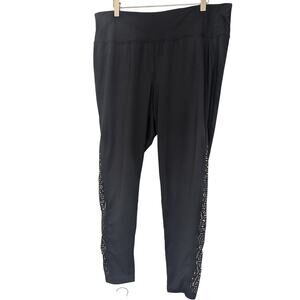 LIVI Active High Rise Full Length Black Leggings Womens Plus Size 18/20